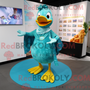 Disfraz de mascota de pato...