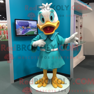 Disfraz de mascota de pato...