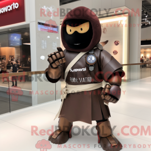 Brown Samurai mascot...