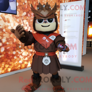 Brown Samurai mascot...