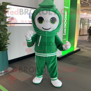 Green Hourglass maskot...