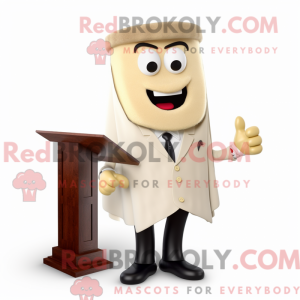 Cream Attorney maskot...