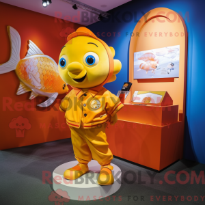 Gull Goldfish maskot...