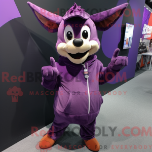 Máscara de veado roxo com...