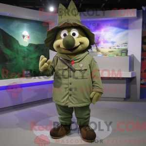 Olive Chief mascottekostuum...