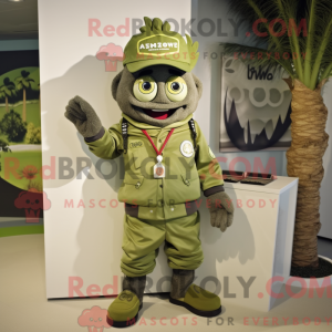 Olive Chief mascottekostuum...
