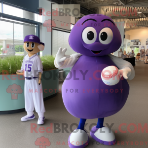 Lavender Baseball Ball...