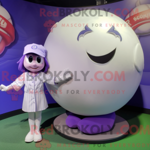 Lavender Baseball Ball...
