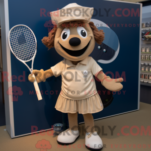 Tan Tennis Racket...