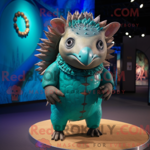 Costume mascotte de tatou...