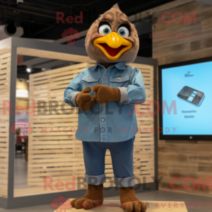 Brown Gull maskot...