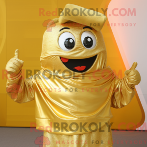 Gull lasagne maskot drakt...