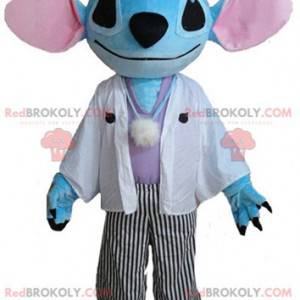 Stitch mascot the blue alien from Lilo and Stitch -