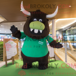 Forest Green Yak maskot...