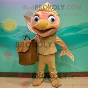 Máscara de peixe Tan Betta...