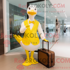 Costume mascotte de cygne...