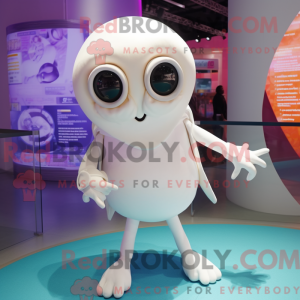 White Squid mascot costume...