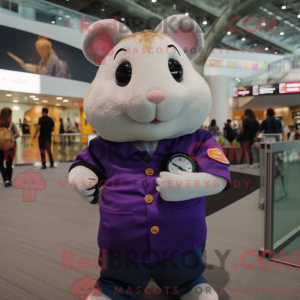 Lilla hamster maskot...