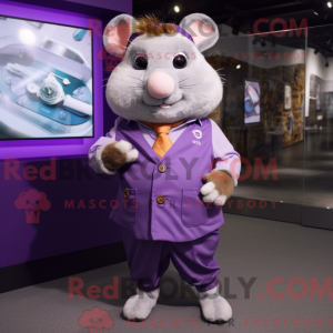 Lilla hamster maskot...