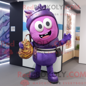 Lilla Ramen maskot kostume...