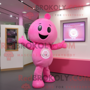 Rosa Anheng Maskot Kostyme...