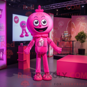 Rosa Anheng Maskot Kostyme...