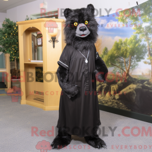 Disfraz de mascota de Black...