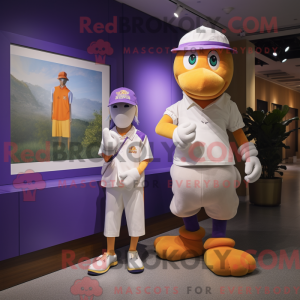 Lavender Mandarin mascot...