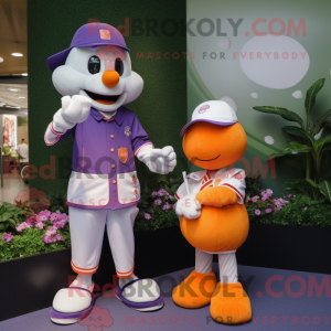 Lavendel mandarin maskot...