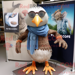 Brun Perlehøns maskot...