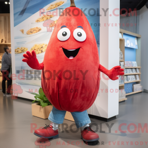 Maskottchenkostüm Red Pear...