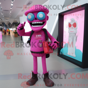 Rosa Untoter Maskottchen...