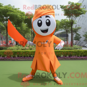 Oranje messenwerper...
