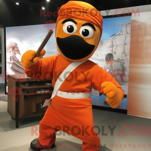 Oranje messenwerper...