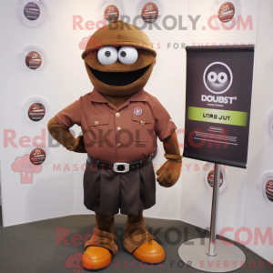 Rust Granat maskot drakt...