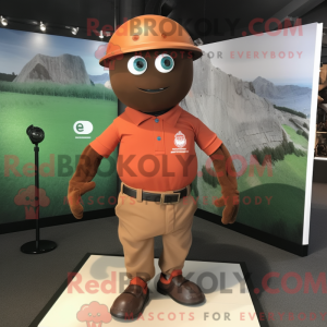 Rust Granat maskot drakt...