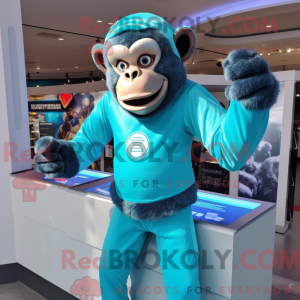Cyaan chimpansee...