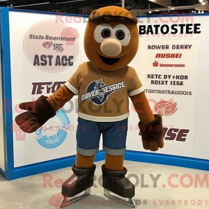 Brown Pair Of Ice Skates...