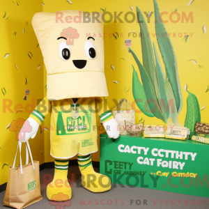 Guld selleri maskot kostume...