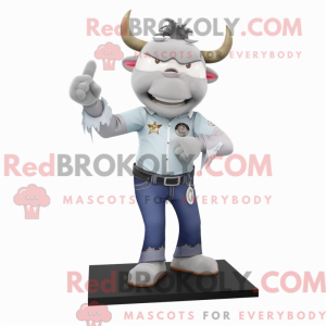 Máscara Grey Bull com...