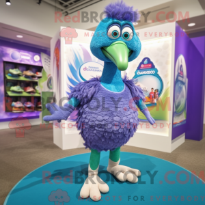 Lavender Peacock mascot...