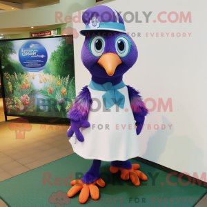 Lavender Peacock mascot...