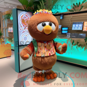 Brown Mandarin mascot...