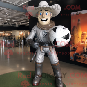 Silver Cowboy mascot...