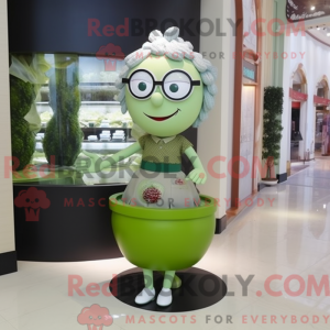 Olive Wrist Watch maskot...