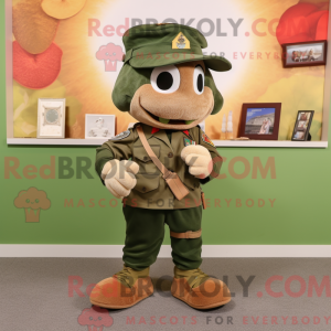 Rust Green Beret mascot...