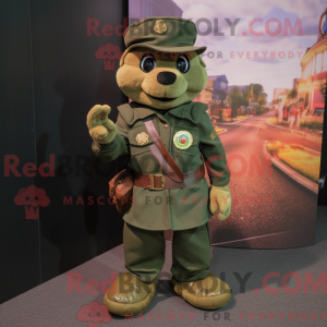 Rust Green Beret mascotte...