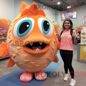 Postava maskota Peach Fish...