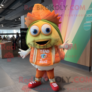 Peach Fish Tacos mascot...