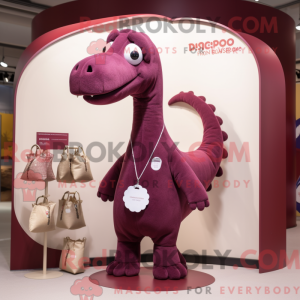 Marrom Diplodocus máscara...